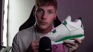 ASMR Jordan 4 Retro SB "Pine Green" Unboxing!