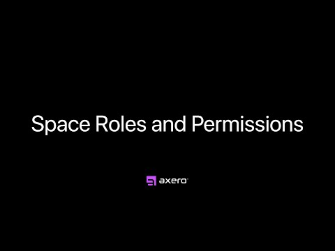 Space Roles and Permissions — Axero Solutions Intranet