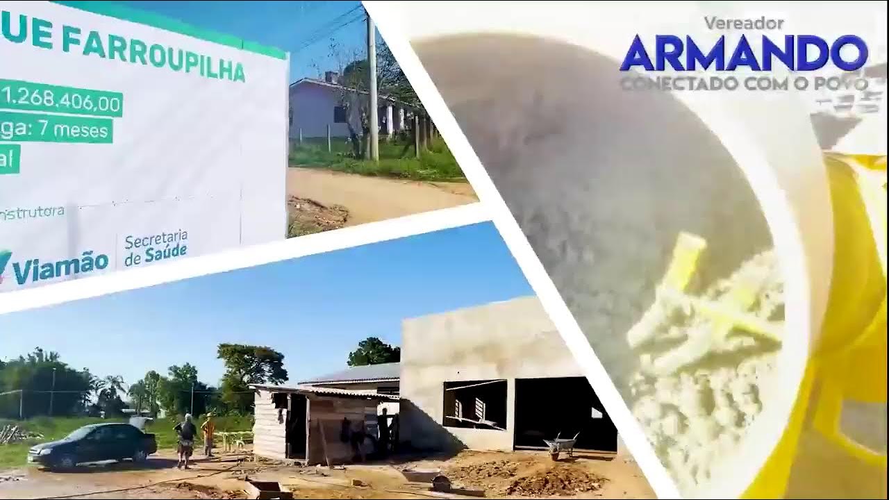 Inicio da construção da Unidade de Saúde, no Parque Farroupilha, Bairro Planalto - 21/08/2022