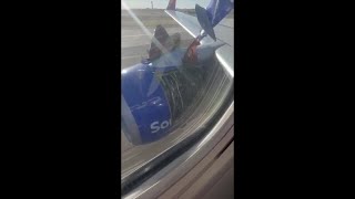 Engine cover rips open as Southwest flight takes off from Denver International Airport