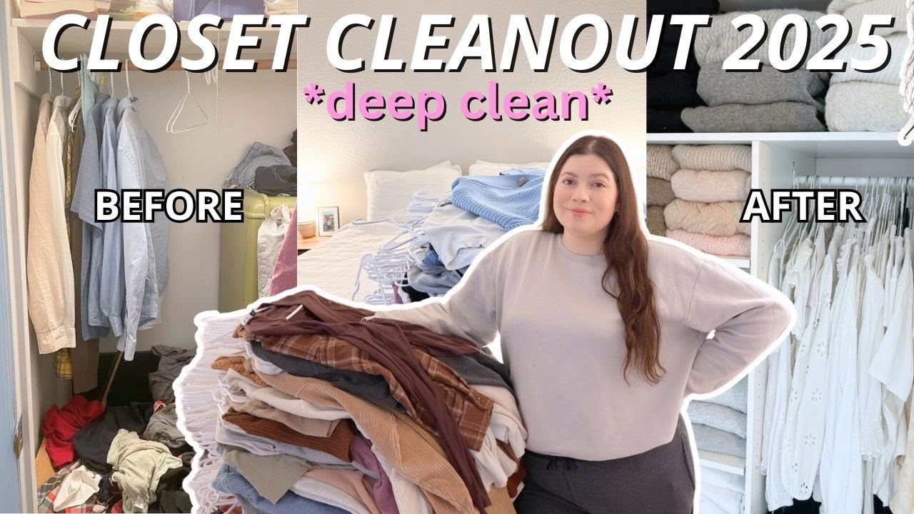 *satisfying* closet cleanout 2025 🧺🧹 decluttering, organizing, and ...