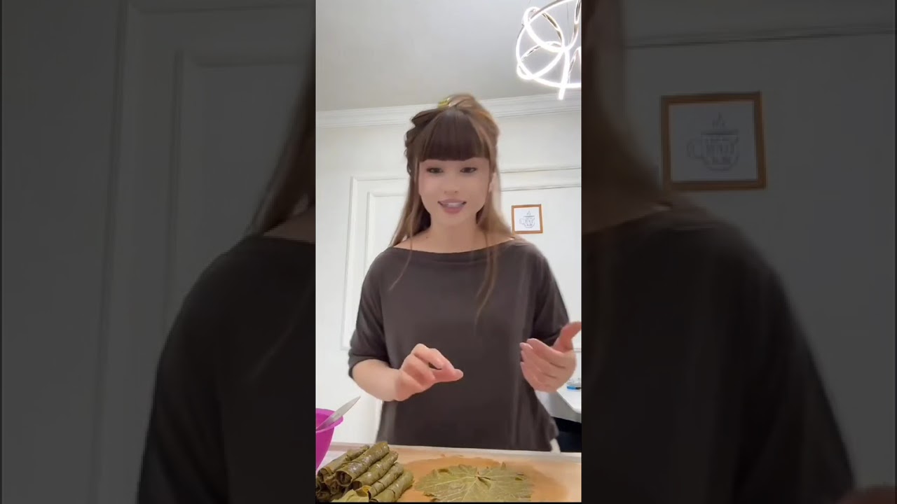 Nia Ləzzətli Yarpaq Sarması Dolma Biṣirdi🍲