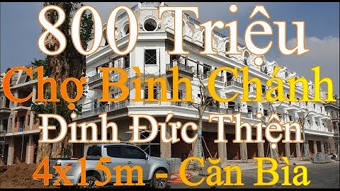 🍁🍀🍁 Bán Nhà Bình Chánh 2021 - Nhà Góc 2 Mặt Tiền Đường Nhựa - Tiện Ở Và Kinh Doanh - Dân Cư Đông Đúc