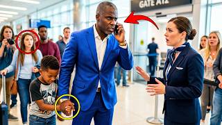 “You Slapped My Son?” — The Black Billionaire Made One Call… The Entire Airline Froze!