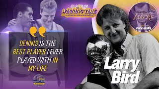 Chick Hearn Interviews Larry Bird: on Dennis Johnson