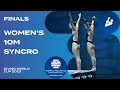 LIVE | Women&#39;s 10m Synchro Final | Diving World Cup 2023 | Montreal