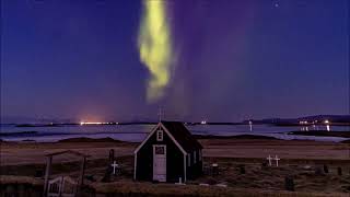 Iceland , March 2023 . Aurora Timelapse Video