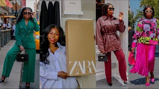 Huge Zara New in Fall Haul + Style with me