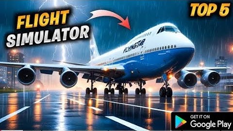 TOP 5 HIGH GRAPHIC FLIGHT SIMULATOR GAMES FOR ANDROID 2025 |! 
