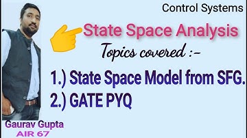 How to form state space model from signal flow graph