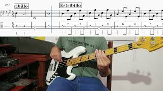 Muérdeme - Juanes, Bomba Estéreo - Bass Cover + Tabs