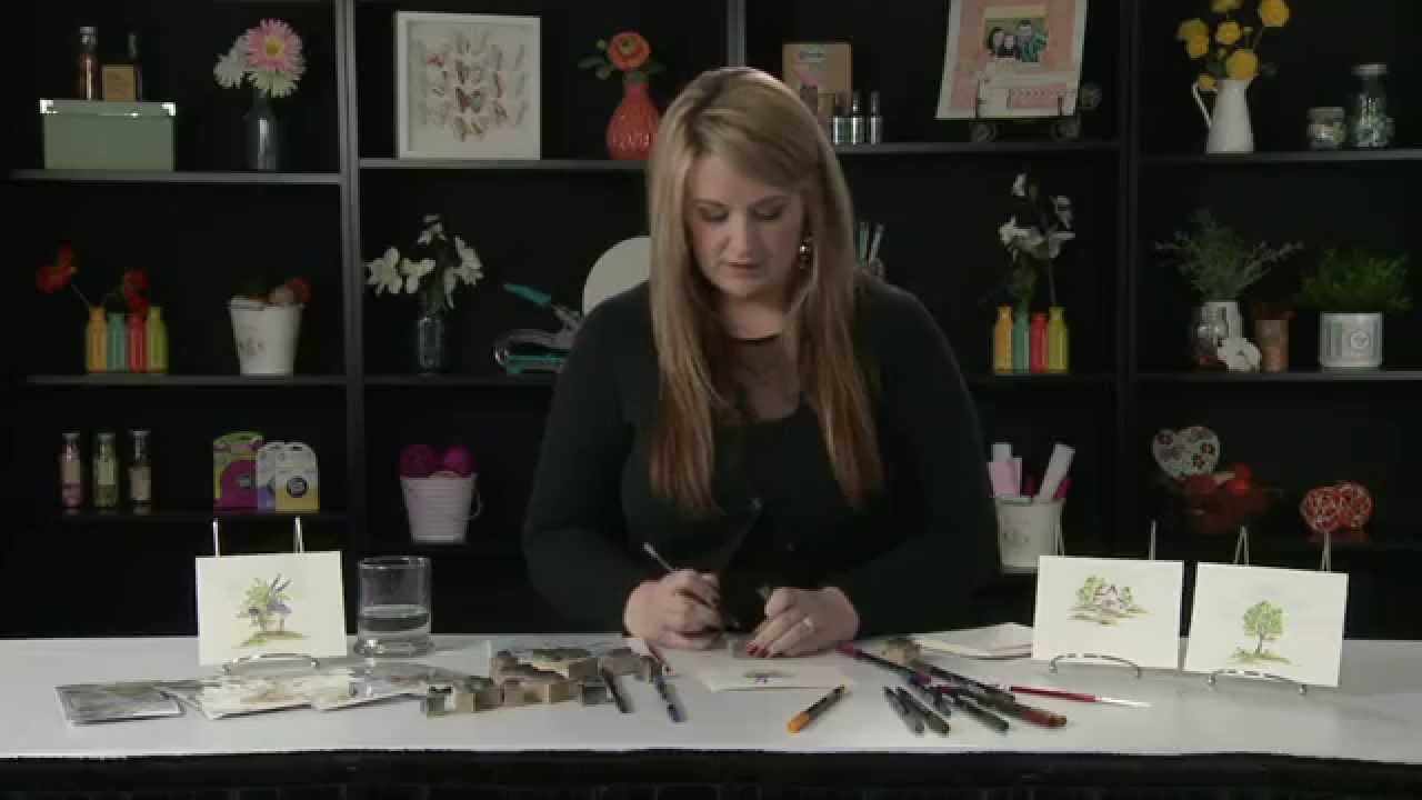 Tip Of The Day: Watercolor Technique From Art Impressions - Youtube