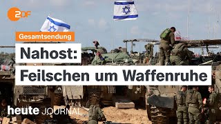 heute journal vom 06.05.2024 Waffenruhe in Nahost, CDU-Bundesparteitag, Scholz im Baltikum