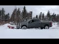 A DAY AS A SNOW REMOVAL CONTRACTOR DURING MASSIVE SNOW STORM. POV FOOTAGE 2019 F350 POWERSTOKE