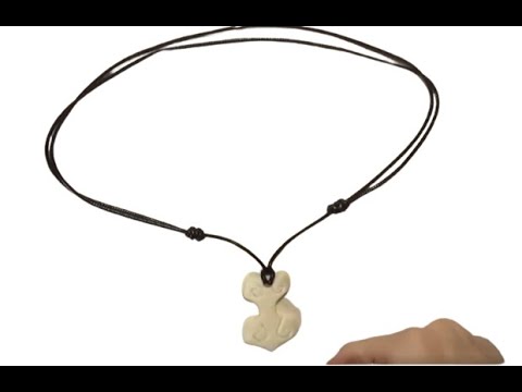 How to Make a Unisex Leather Cord Necklace with Slide Knots 