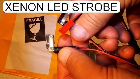 UNBOXING XENON LED STROBE FLASH LIGHT TWIN