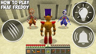 HOW TO PLAY as FNAF FREDDY vs SUNRISE vs MOONDROP in MINECRAFT? FNAF SECURITY BREACH BATTLE by Cherry Home 2,470 views 2 years ago 8 minutes, 50 seconds