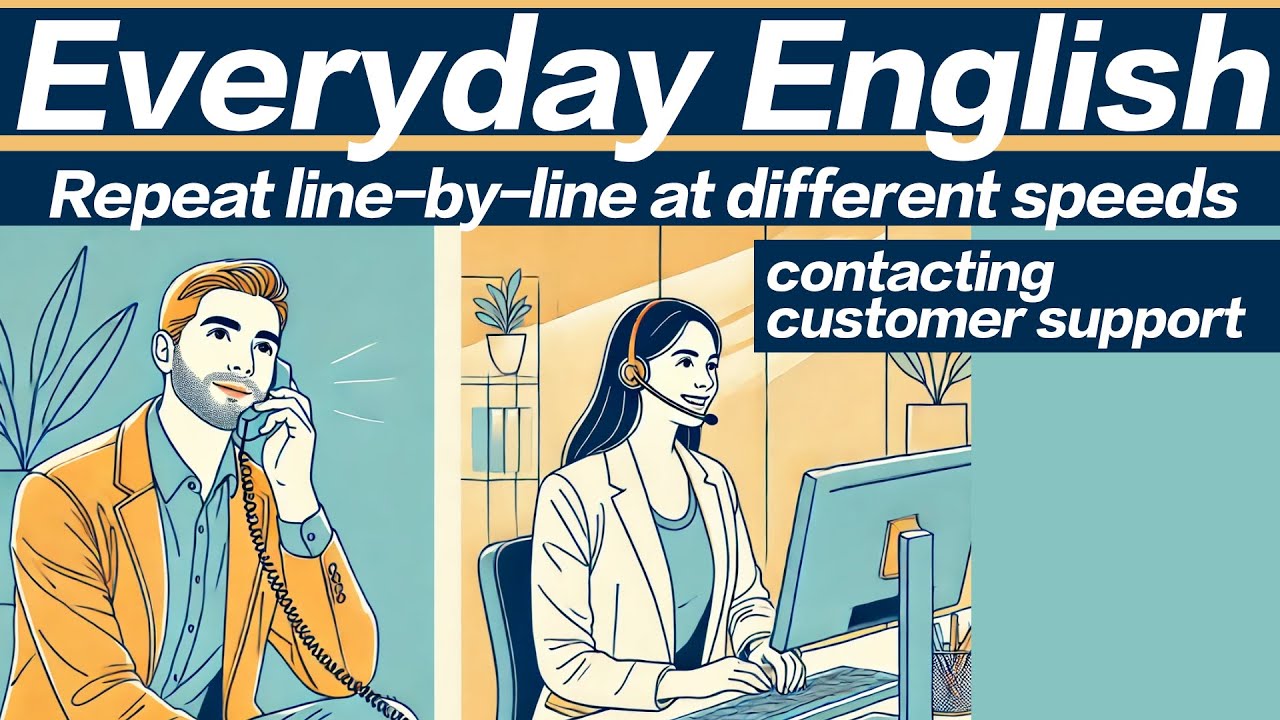 English Listening for intermediate : contacting customer support, line ...