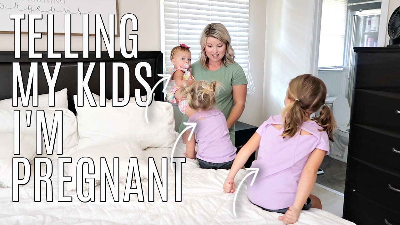 TELLING MY KIDS I'M PREGNANT!