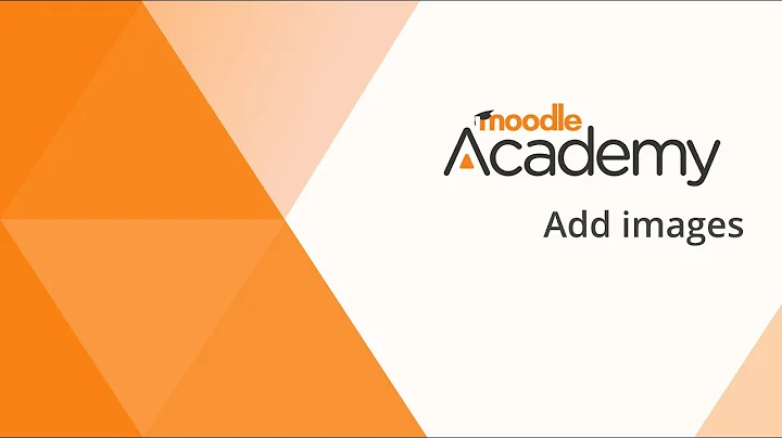 Add images in Moodle