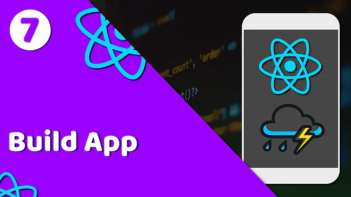 #7 Building app in React Native cli using Android studio | Generate apk | Weather app