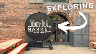 Come Tour TIME OUT MARKET IN DUMBO, BROOKLYN.  Amazing Food!!