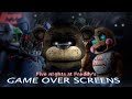 [FNAF/COLLAB] Game Over Screens (Arkham Knight Style)