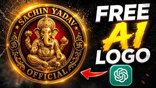 Free AI Ganesh Logo Kaise Banaye 2026 🔥 | ChatGPT Se 3D Ganpati Logo Design | No Skill Needed 😱 screenshot 3