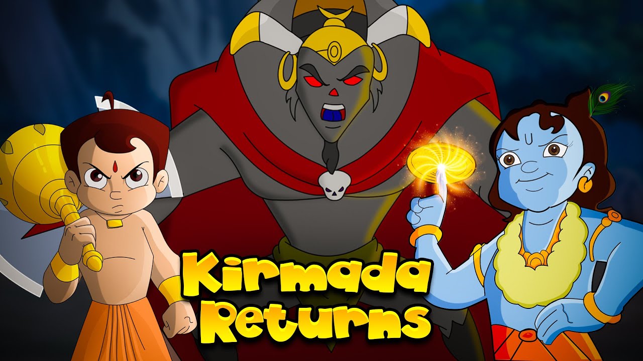 Krishna   Kirmada Returns  Cartoons for kids  Fun videos for kids