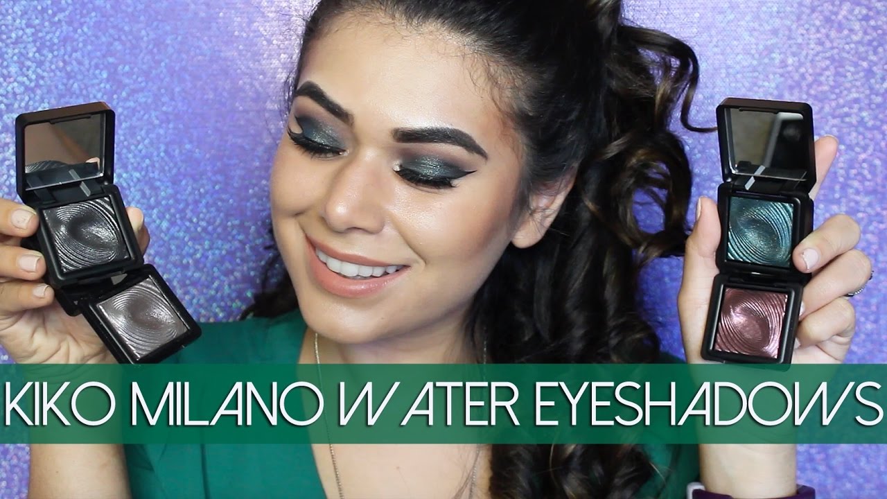 KIKO MILANO WATER EYESHADOWS Review, Swatches + GIVEAWAY YouTube