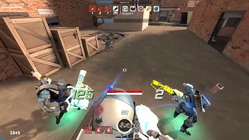 Team Fortress 2 MvM: Rewired Rampage Downtown - Gang Wars (Advanced)