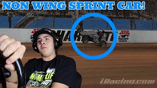 We Took The Wings Off! iRacing Non Wing 360 Sprint Cars at Charlotte!