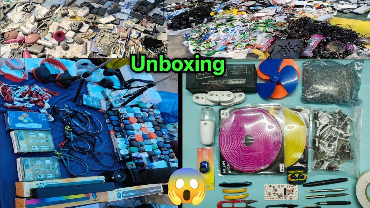 बहुत ही सस्ते में// Electronic Components Unboxing // Chor Bazaar part-2