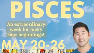 Pisces - YOUR SPIRITUAL JOURNEY BRINGS DIVINE NEW BEGINNING! ♾️🌠 MAY 20-26  Tarot Horoscope ♓️