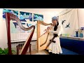 Swan lake by tchaikovsky harp arr christylyn dos  season 3 55  travel harp luna