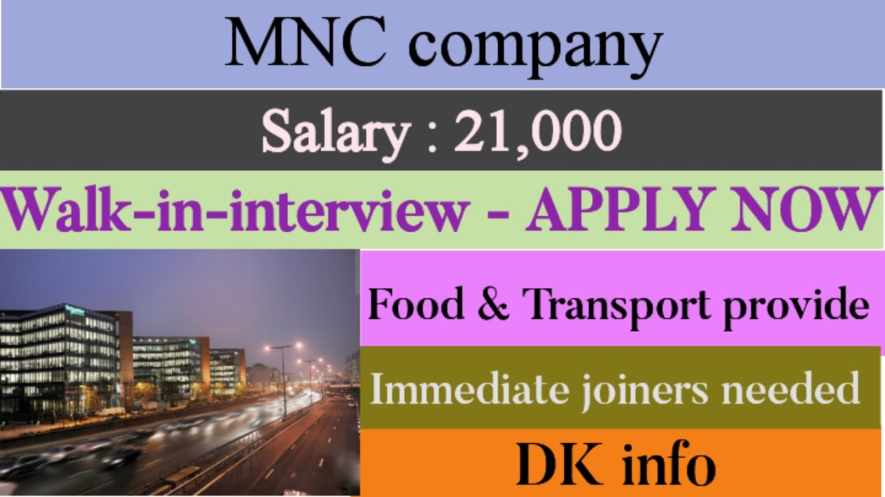 MNC company vacancies 2023🔥🔥🔥 Tamilnadu jobs today l Chennai jobs today