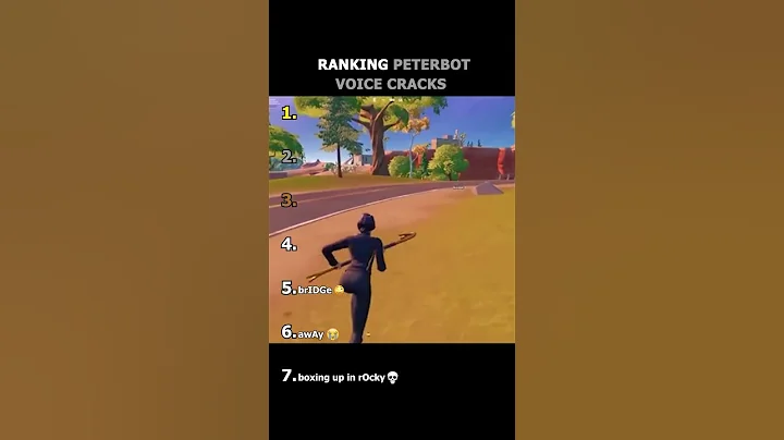 Peterbot voice cracks 💀