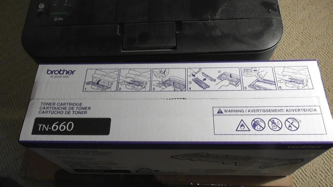 Brother Laser Printer REPLACE TONER CARTRIDGE YouTube