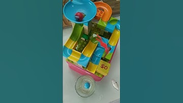Water Marble Run ASMR | Building Blocks| Relaxing Marble Race Ep 220 #asmr #satisfying #marblerun