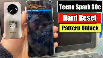 Tecno Spark 30c Hard Reset | Pattern Unlock 2025 | Tecno (KL5) Screen Lock Remove 🔓