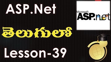 ASP.Net Web applications in Telugu-Lesson-39