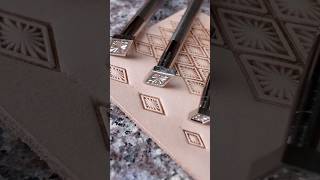 Diamond Star Leather Stamp Set｜Pattern Stamping #StampTools #LeatherStamping #DiamondPattern