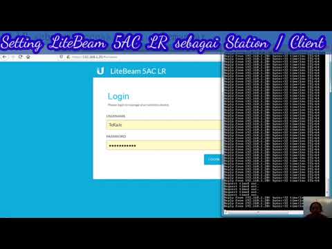 Setting LiteBeam 5AC LR sebagai Station / Client