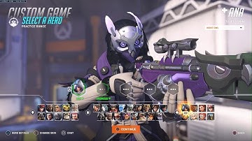 Overwatch 2 practice range ana with kahunadude