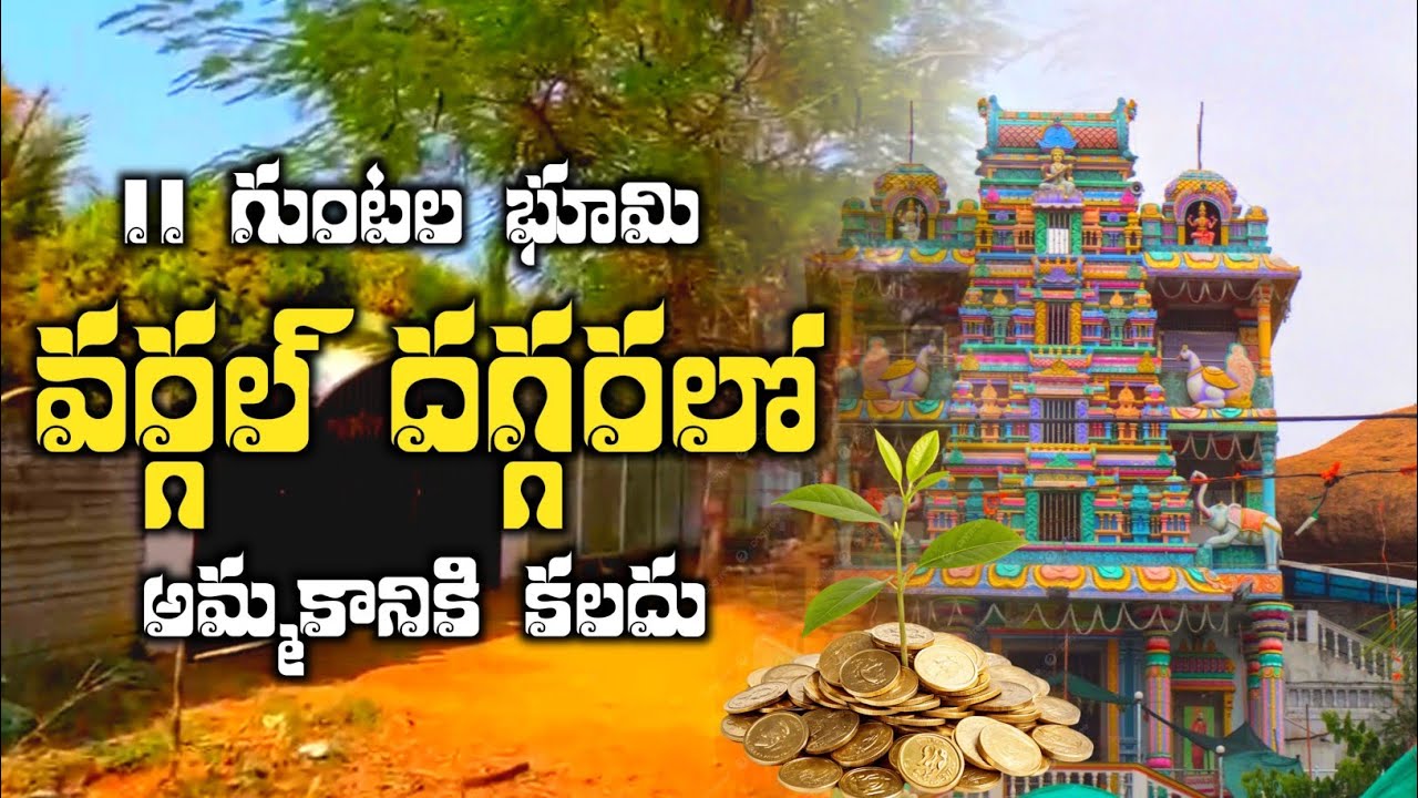 11 Guntas Land for Sale in Wargal Mandal | Farmhouse Land Near Rajiv Rahadari