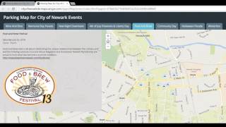 Parking Map for City of Newark Events