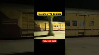 Dangerous Parallel Race Between Two Trains