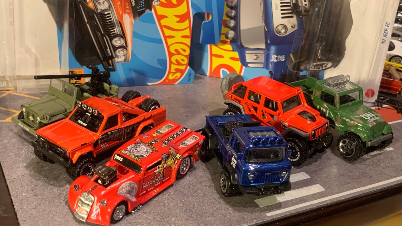 モアイ　ホットウィール　ハンヴィー　ジープ　ラングラー　ゴジラ　ボード モアイ ホットウィール ハンヴィー ジープ ラングラー ゴジラ