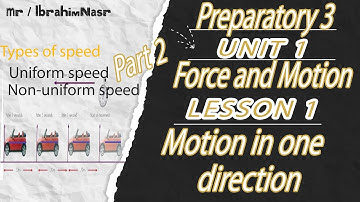 Science | Prep.3 | Unit (1) | Lesson (1) l Motion in One Direction | Part 2 (types of speed)