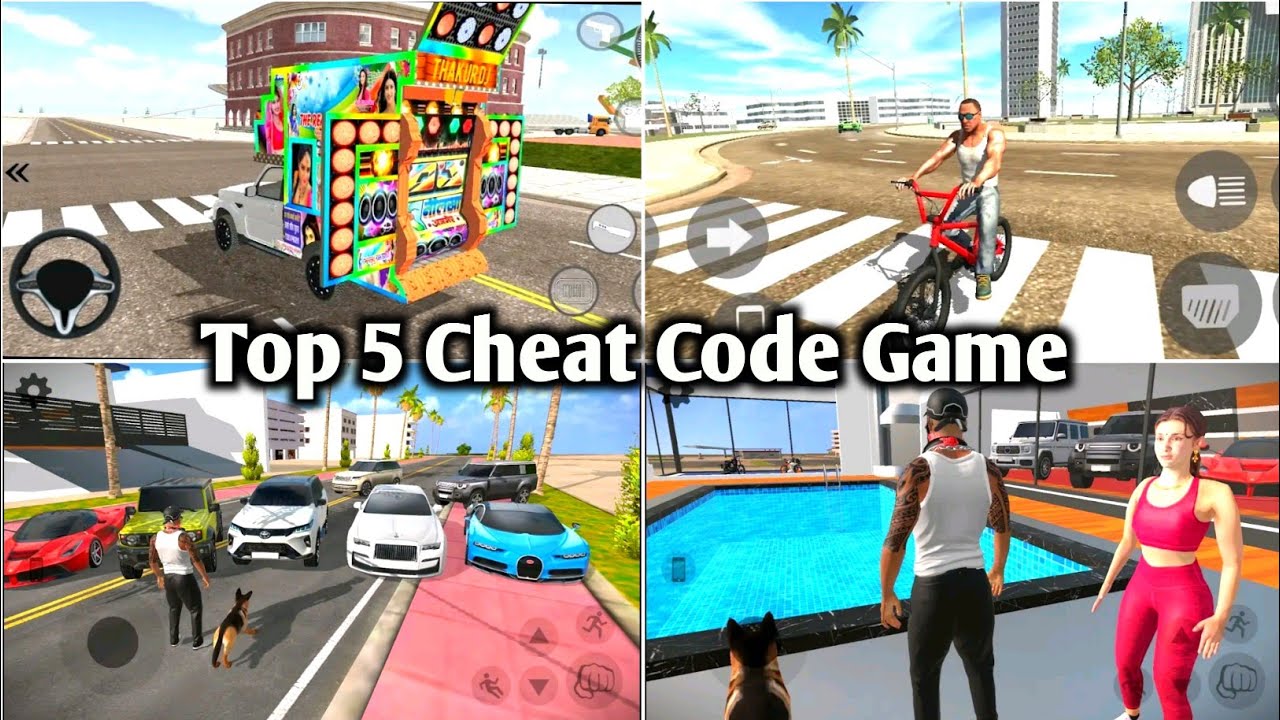 Top 5 Cheat Code Game for Android | Top 5 Open World Game | Cheat Code ...